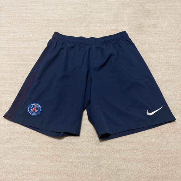 Nike Paris Saint German PSG Dri-Fit Athletic Soccer Shorts Men's Large 2016/17 - Picture 1 of 7